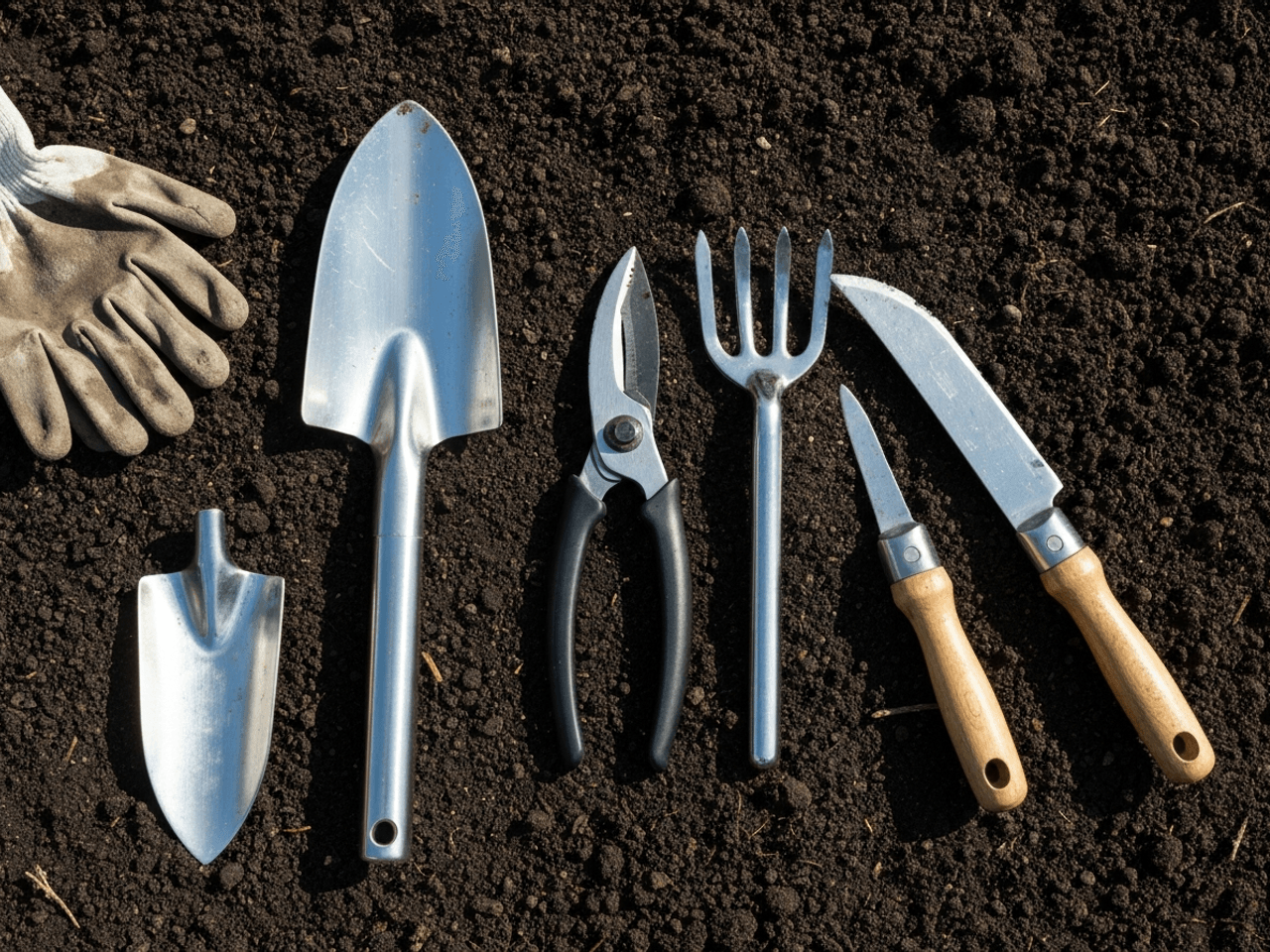 Garden Tools up close